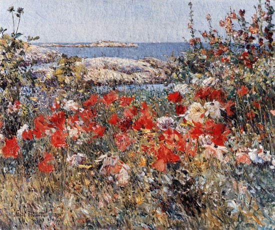 Childe Hassam Celia Thaxter's Garden, Isles of Shoals France oil painting art